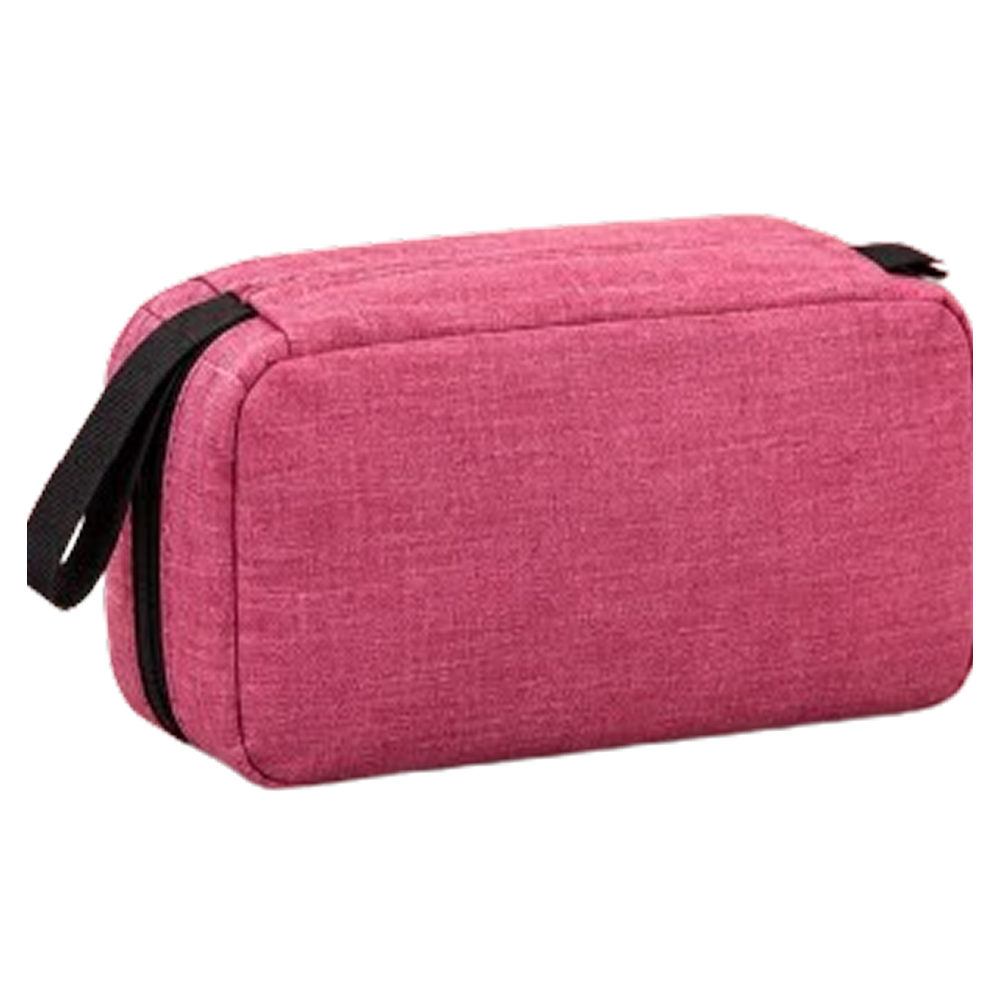 Neceser de viaje colgante color rosa